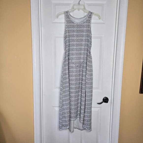 Circo Girls Black and White Sleeveless Arrow Print Maxi Dress Size XL 14/16 - Picture 1 of 11
